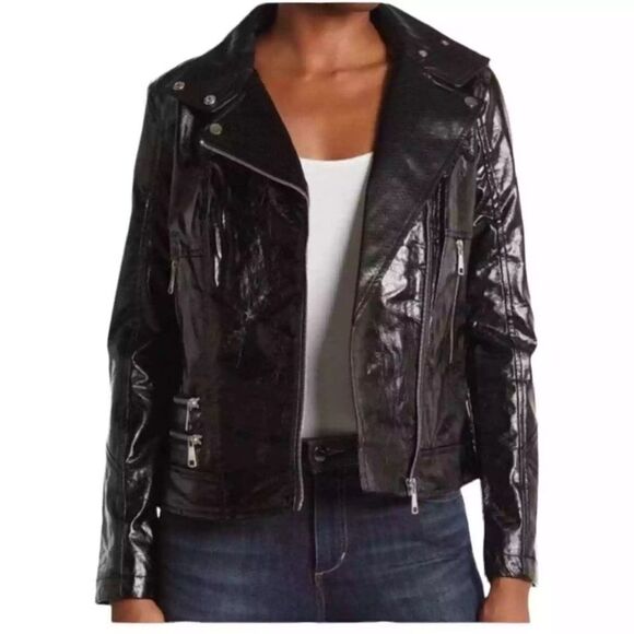 Bernardo Black Faux Leather
Jacket(Size Small) - Picture 2 of 8
